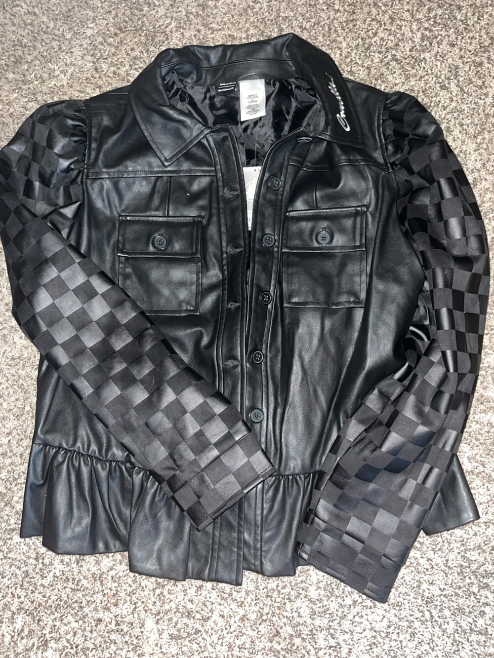 NWT Cruella Movie Leather Jacket Women’s 1X